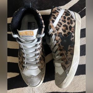 Golden goose mid star mixed wing tip